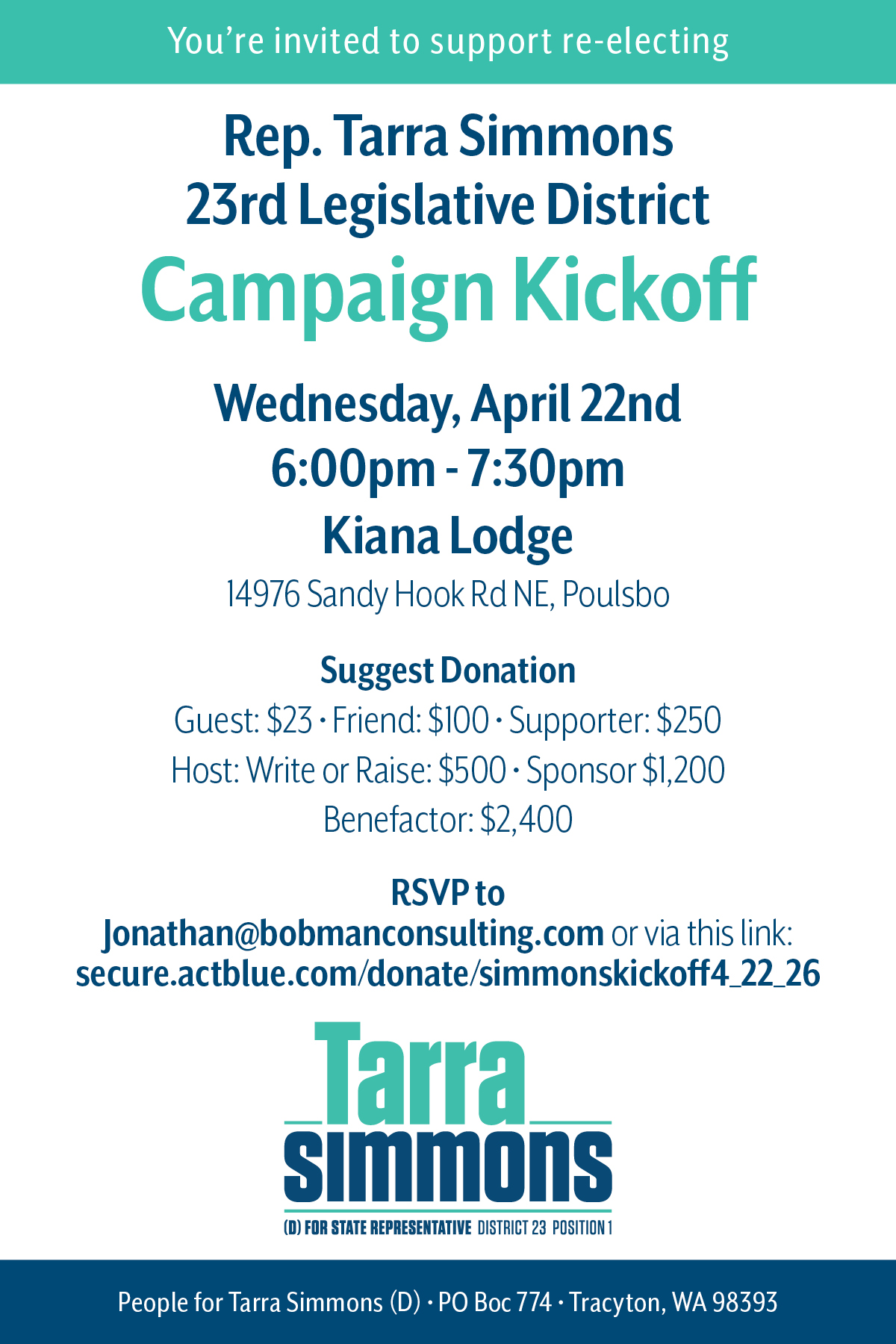 Tarra Simmons Campaign Kickoff